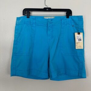Aventura Women's 14 Mayson Shorts Turquoise Blue Organic Cotton K082442